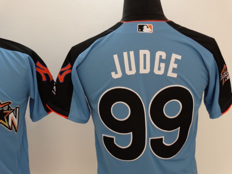 2017 MLB All-Star New York Yankees #99 Judge blue Jerseys->los angeles angels->MLB Jersey